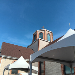 top of church